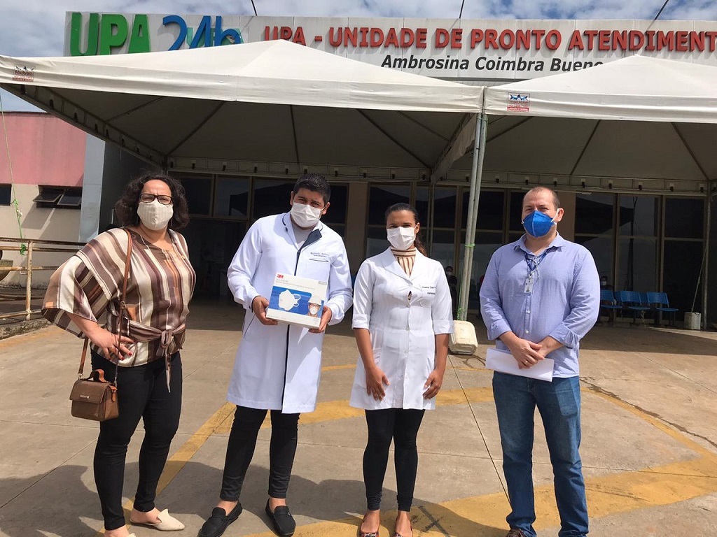 Saúde de Aparecida de Goiânia recebe doações de máscaras hospitalares para o combate ao Coronavírus