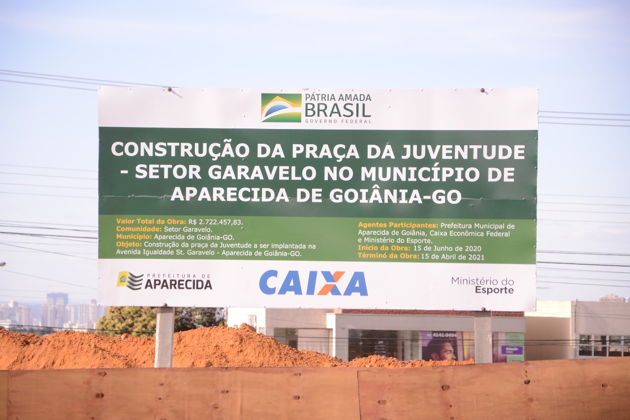 Começam as obras da Praça da Juventude no setor Garavelo
