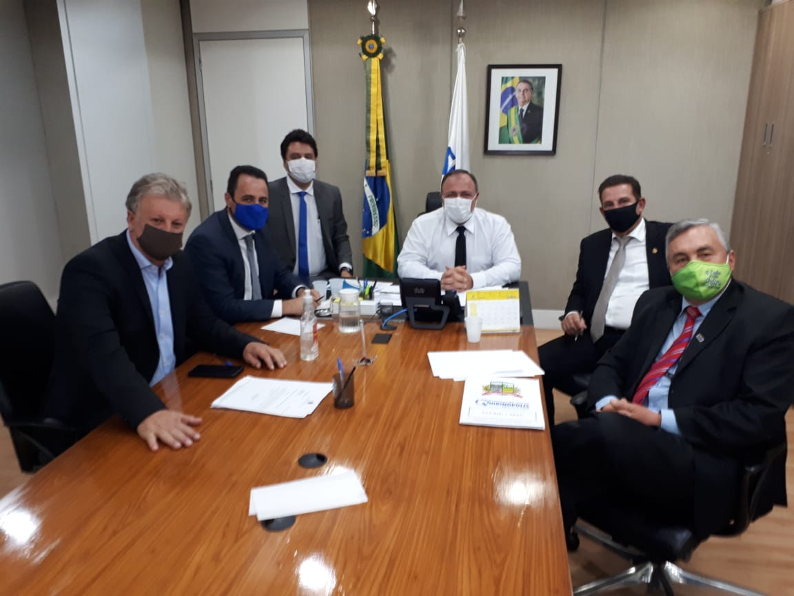 Em Brasília, Veter Martins e Vanderlan Cardoso buscam recursos para Aparecida