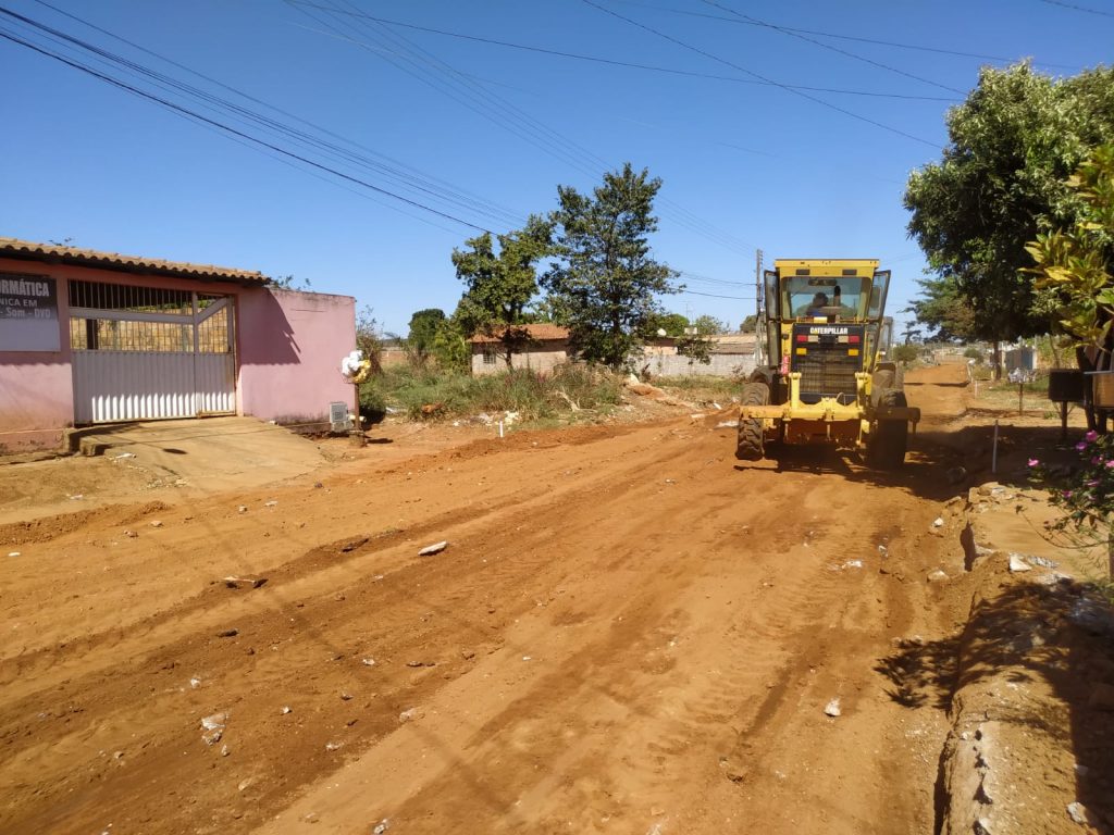 Diversos bairros de Aparecida têm obras de pavimentação iniciadas em julho