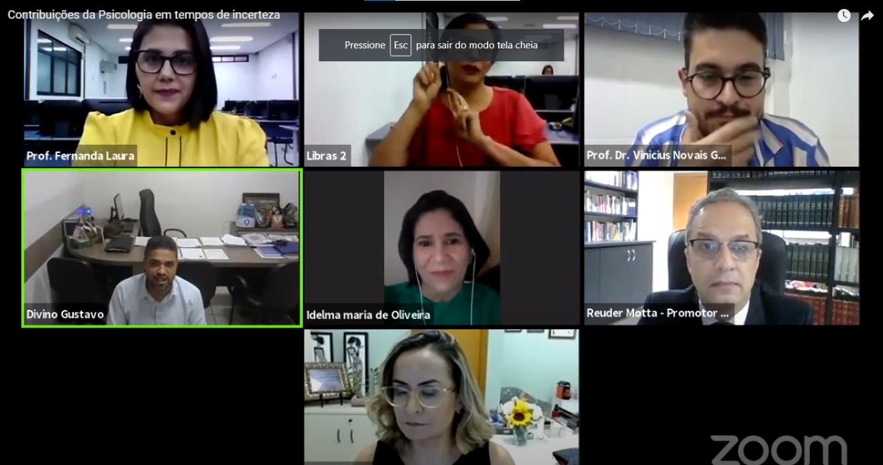 A Psicologia Escolar como elemento de superação dos traumas da Covid-19 é tema de palestra virtual em Aparecida