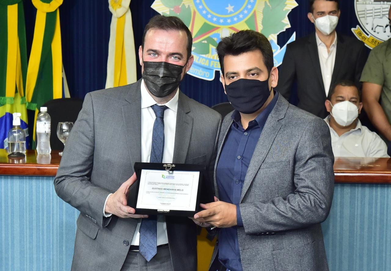 Câmara de Senador Canedo concede  título de cidadão ao prefeito de Aparecida