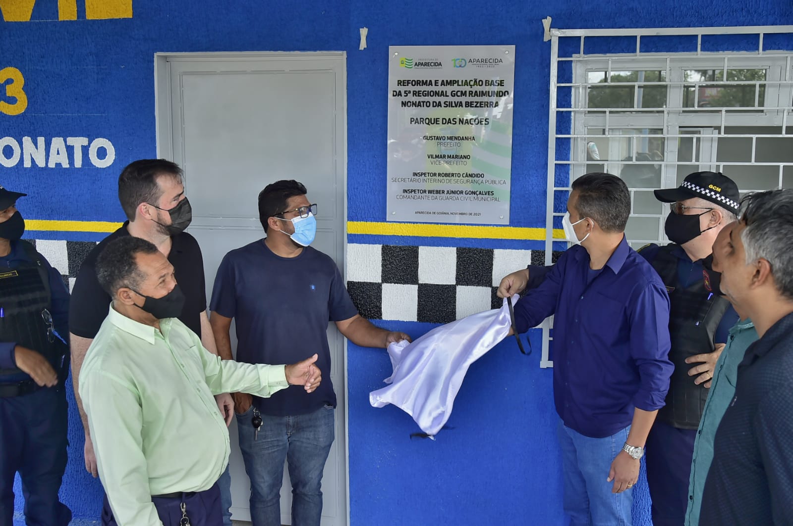 Prefeitura entrega melhorias à Base da 5ª Regional da Guarda Civil em Aparecida