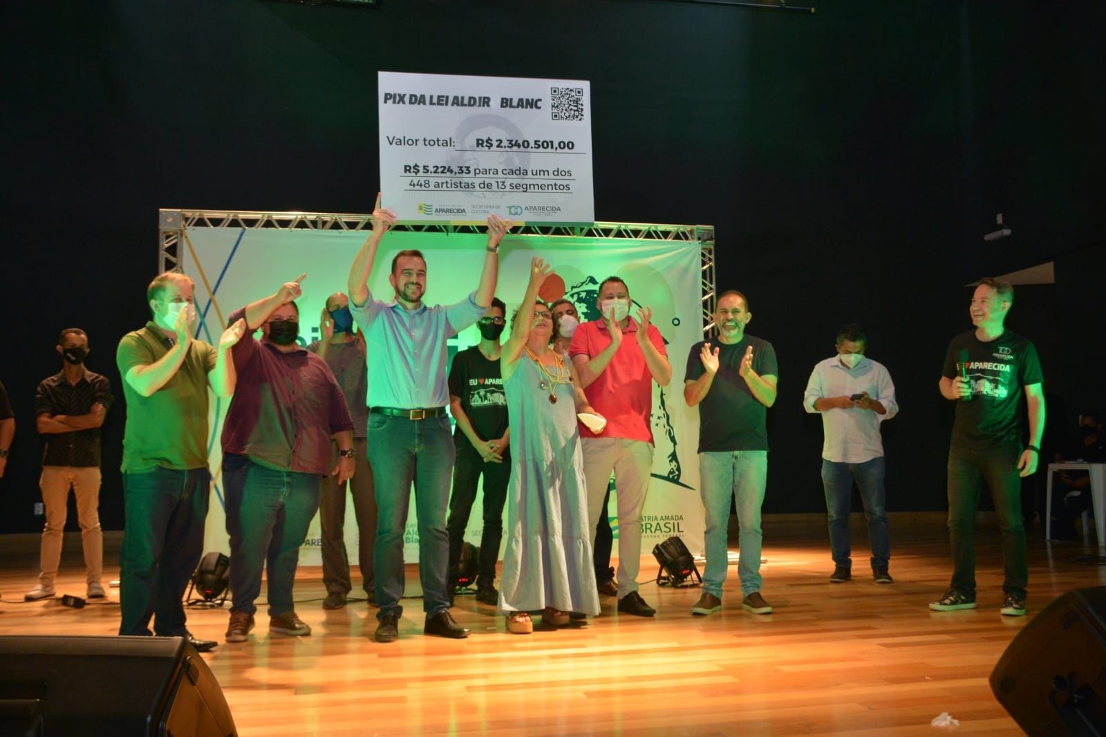Prefeitura de Aparecida repassa recurso da Lei Aldir Blanc aos artistas culturais da cidade