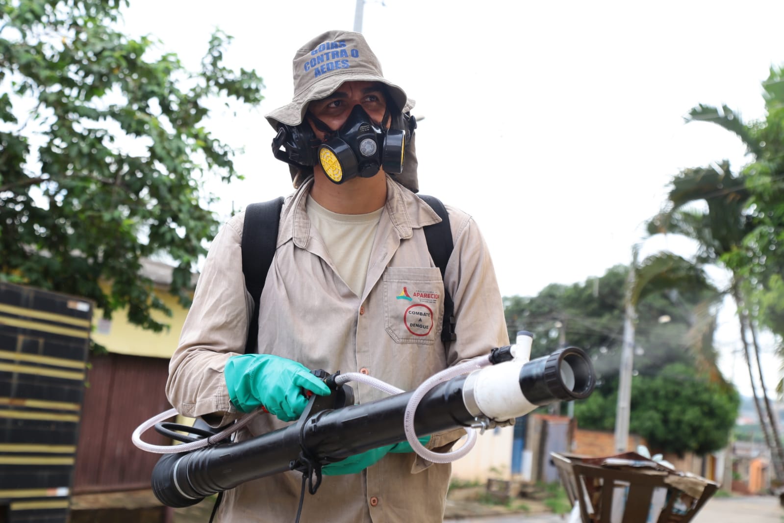 Saúde de Aparecida realiza força-tarefa de combate ao Aedes Aegypti no Jardim Tiradentes