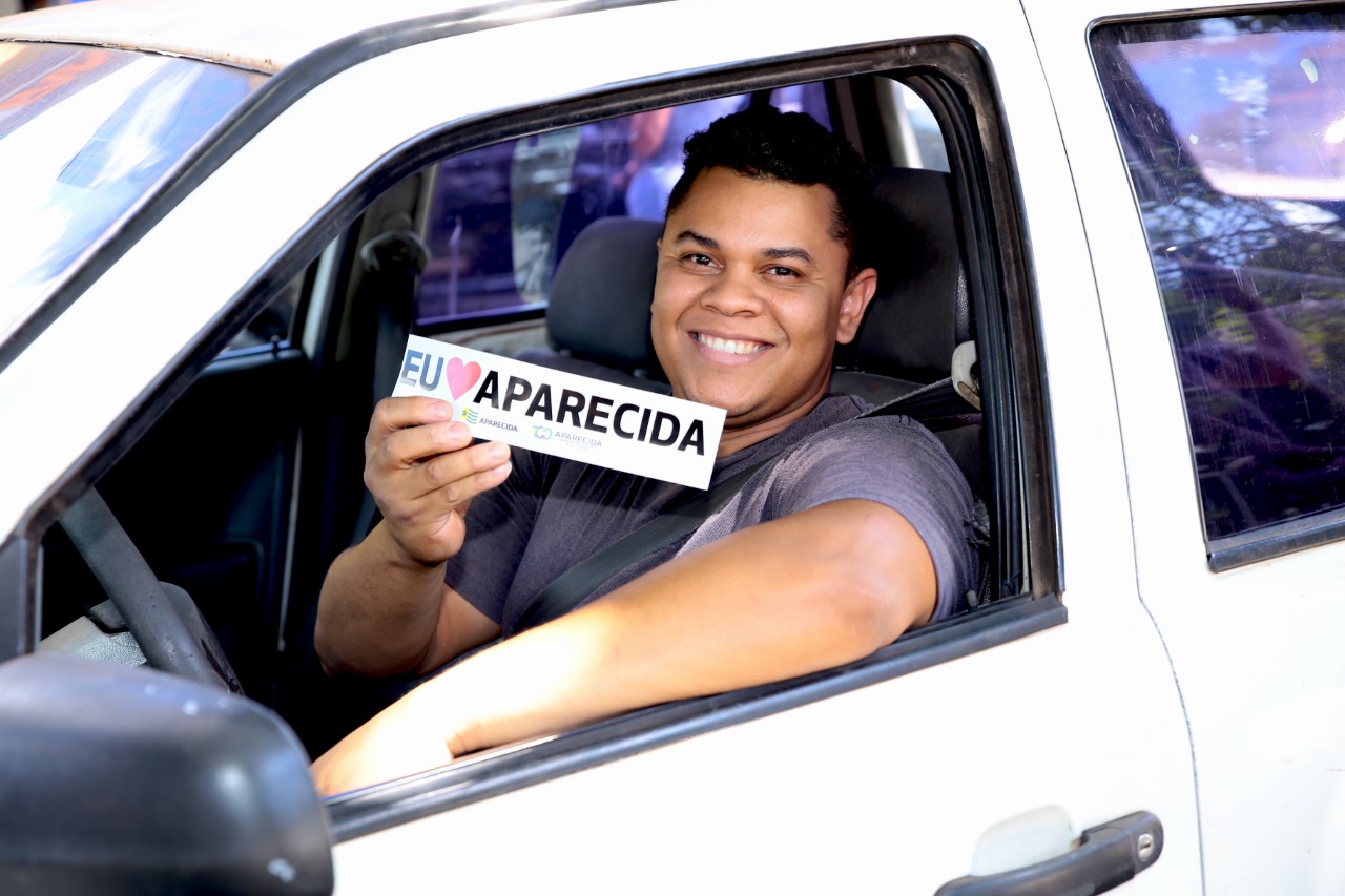 População adere ao “Eu Amo Aparecida” durante blitz nesta segunda-feira,2