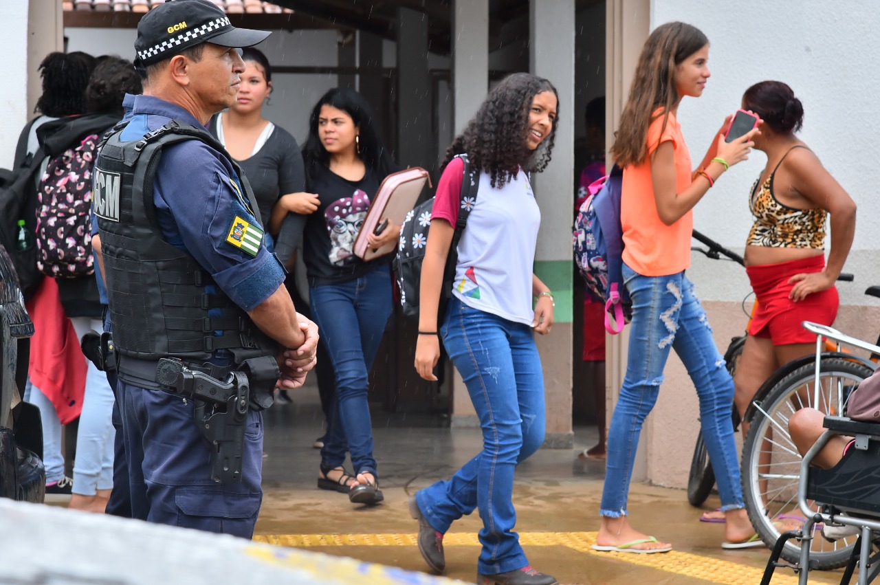<strong>GCM reforça patrulhamento escolar em Aparecida de Goiânia</strong>