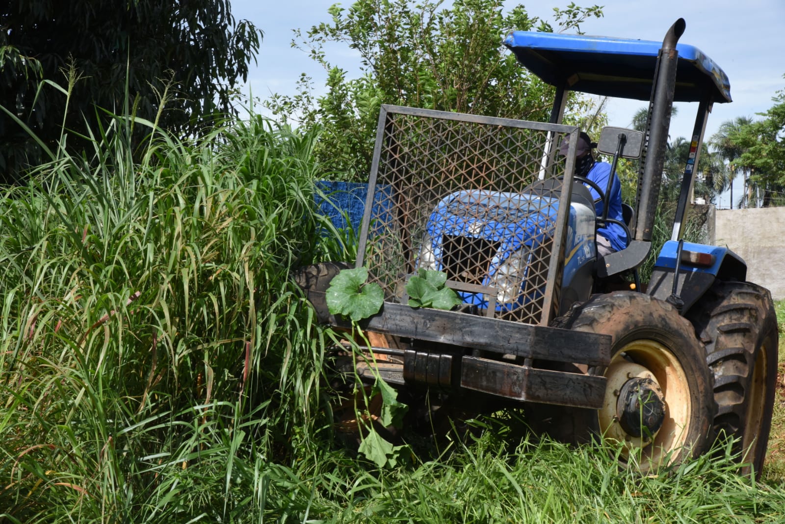Aparecida lança intensivo de roçagem no Jardim Helvécia
