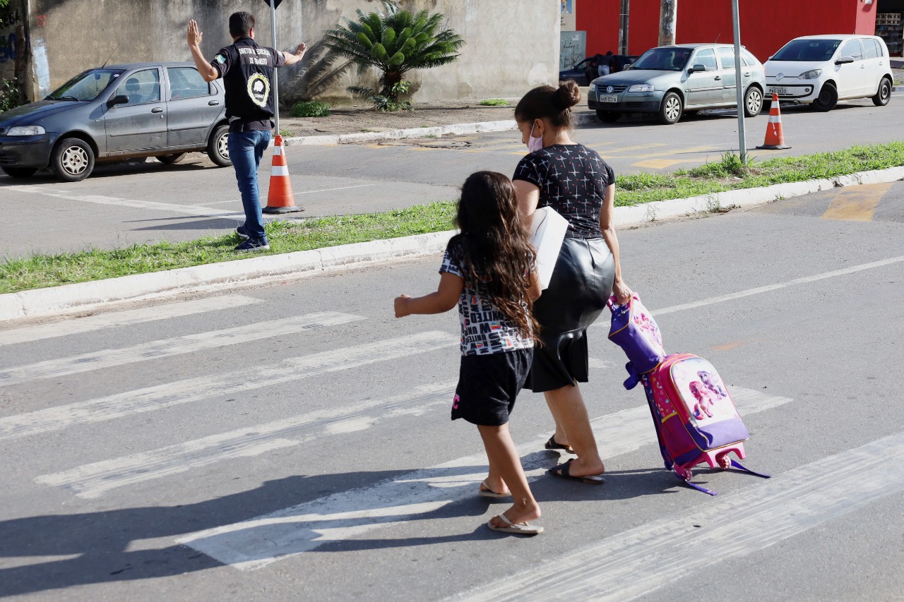 SMTA realiza educação para o trânsito na volta às aulas