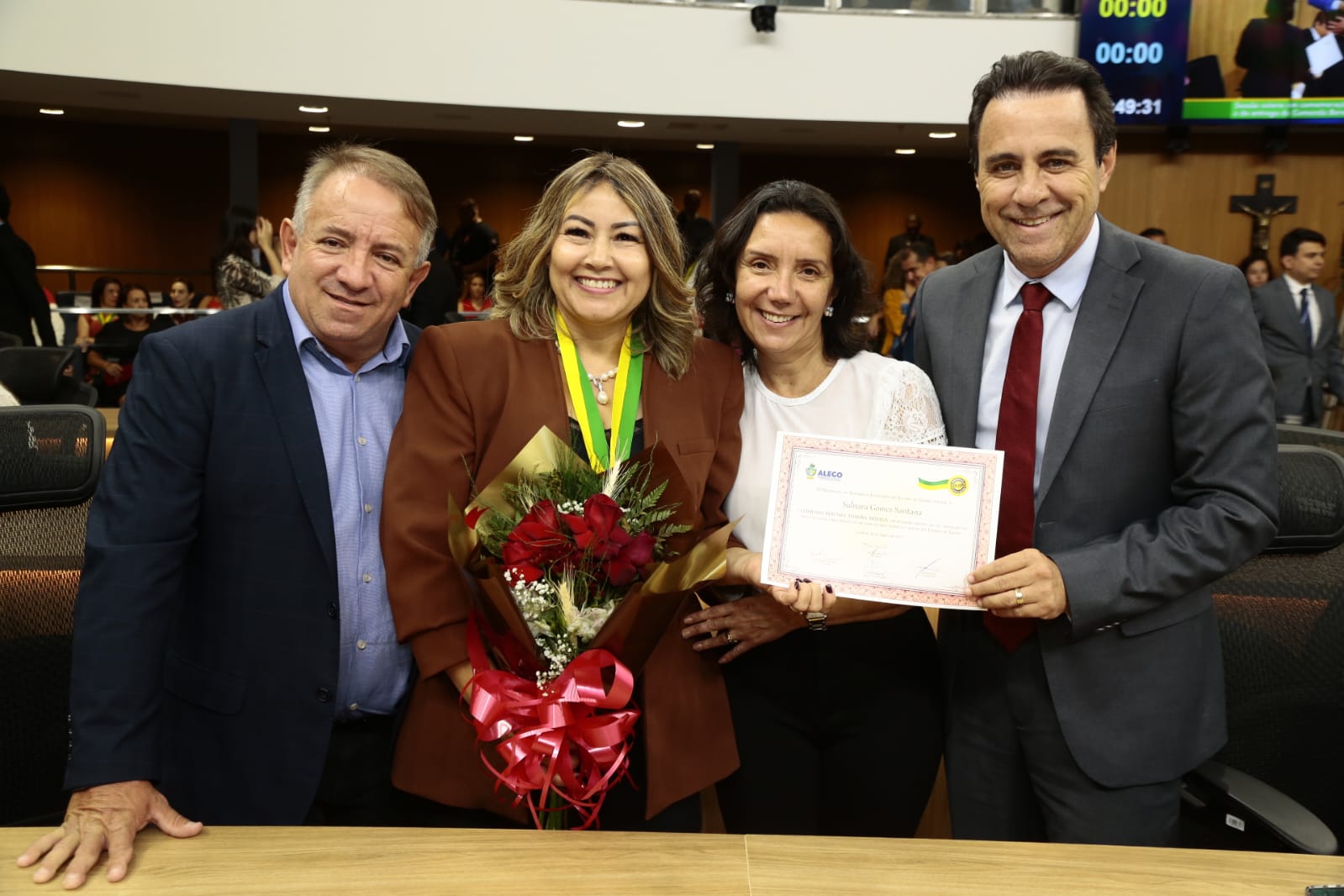 Primeira-dama Sulnara Santana é homenageada na Alego