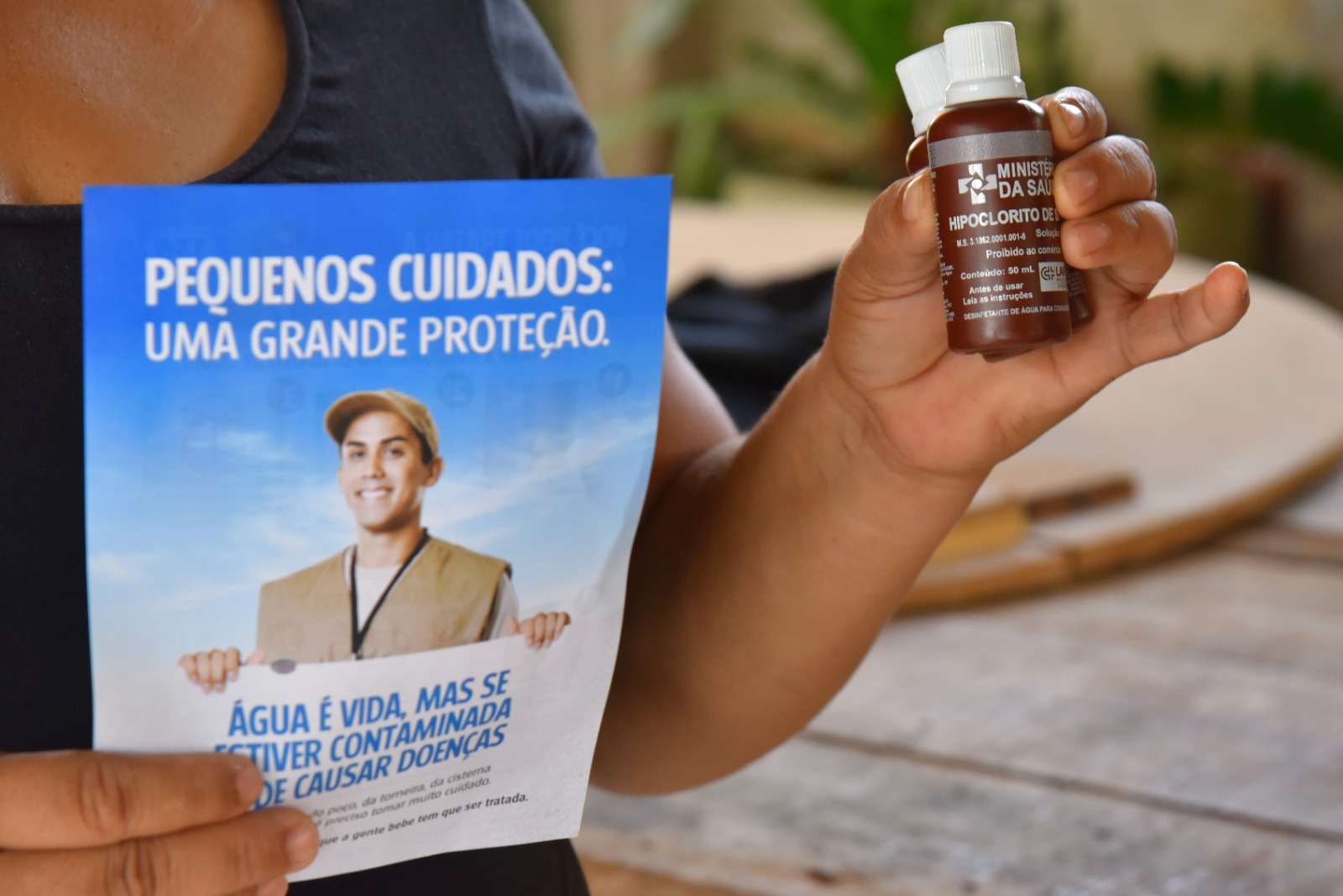 Saúde orienta sobre importância da qualidade da água para evitar doenças