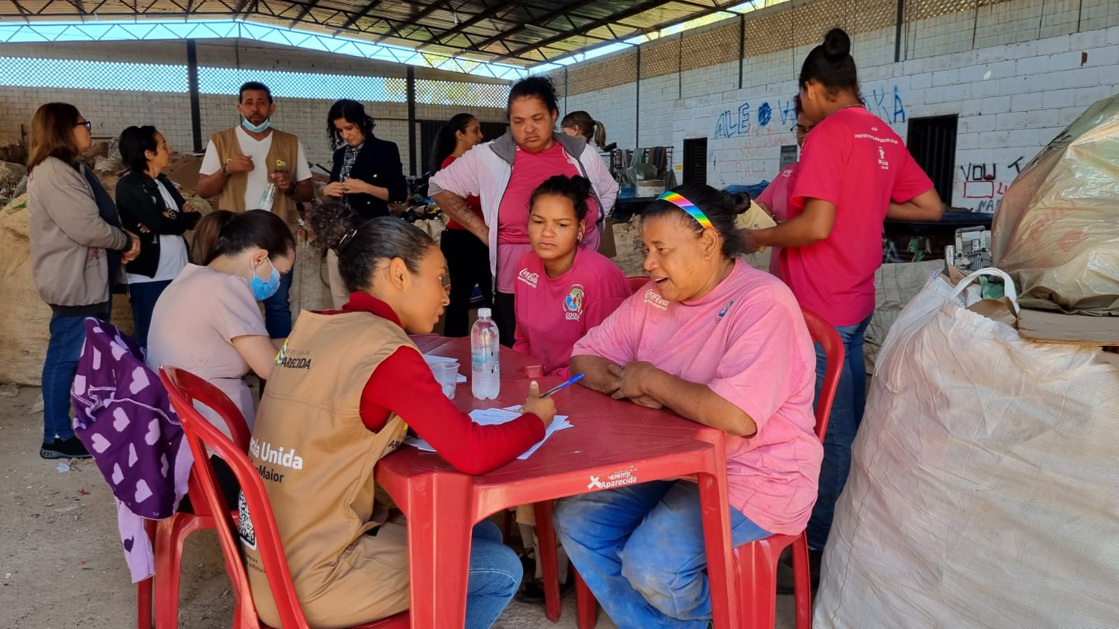 <strong>Aparecida inicia projeto de promoção da saúde para catadores de materiais recicláveis</strong>