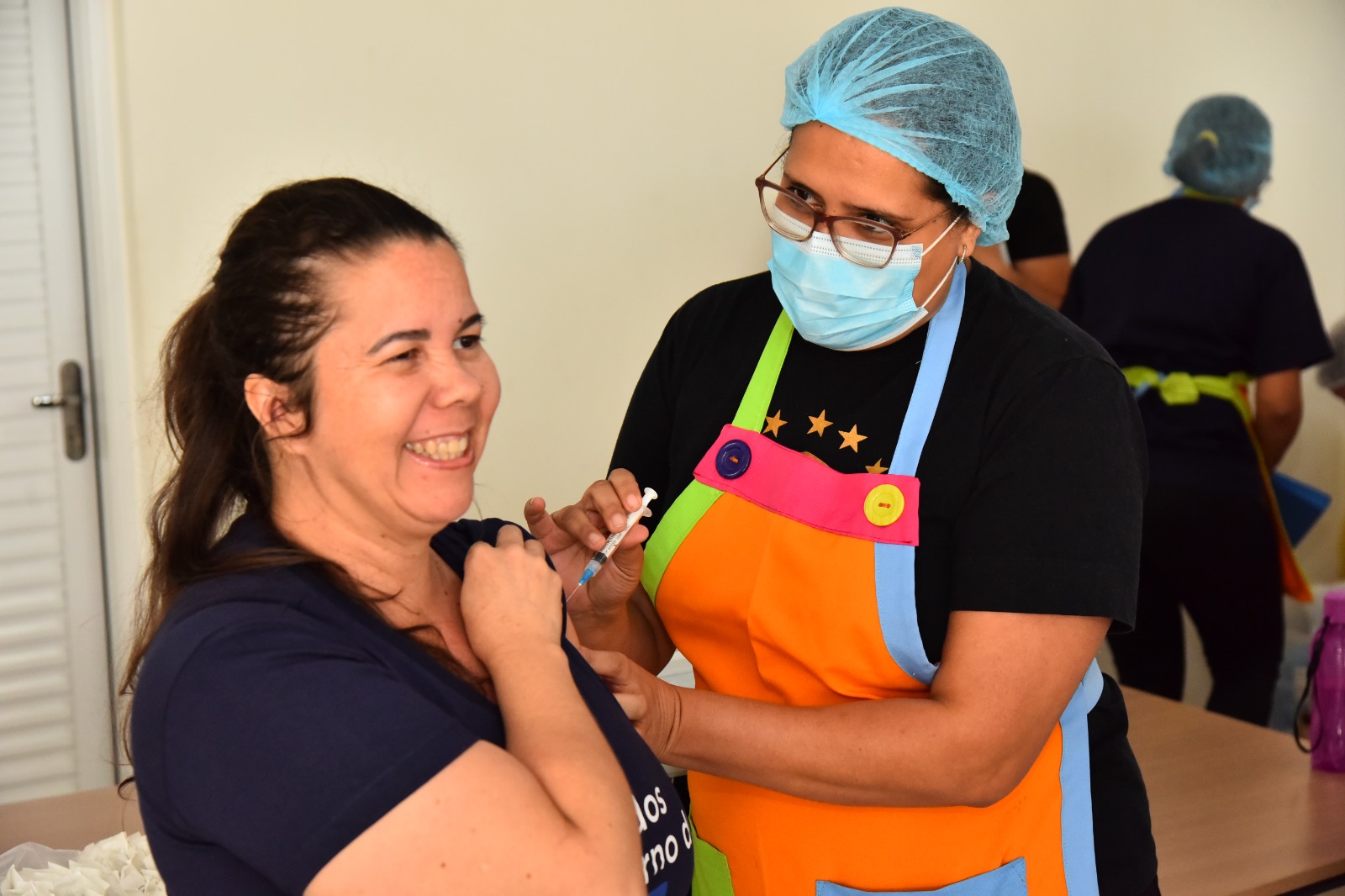 <strong>Aparecida realiza ampla vacinação para trabalhadores das empresas do Polo Empresarial</strong>