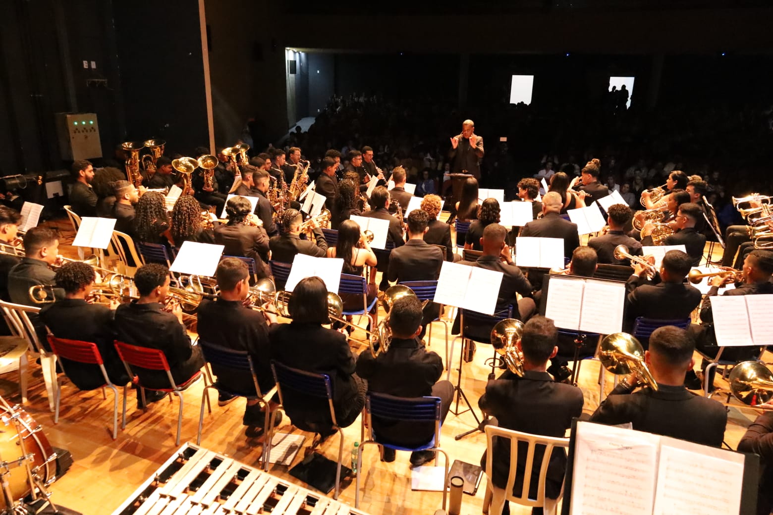 <strong>Banda Sinfônica de Aparecida encanta público em Concerto Beneficente</strong>