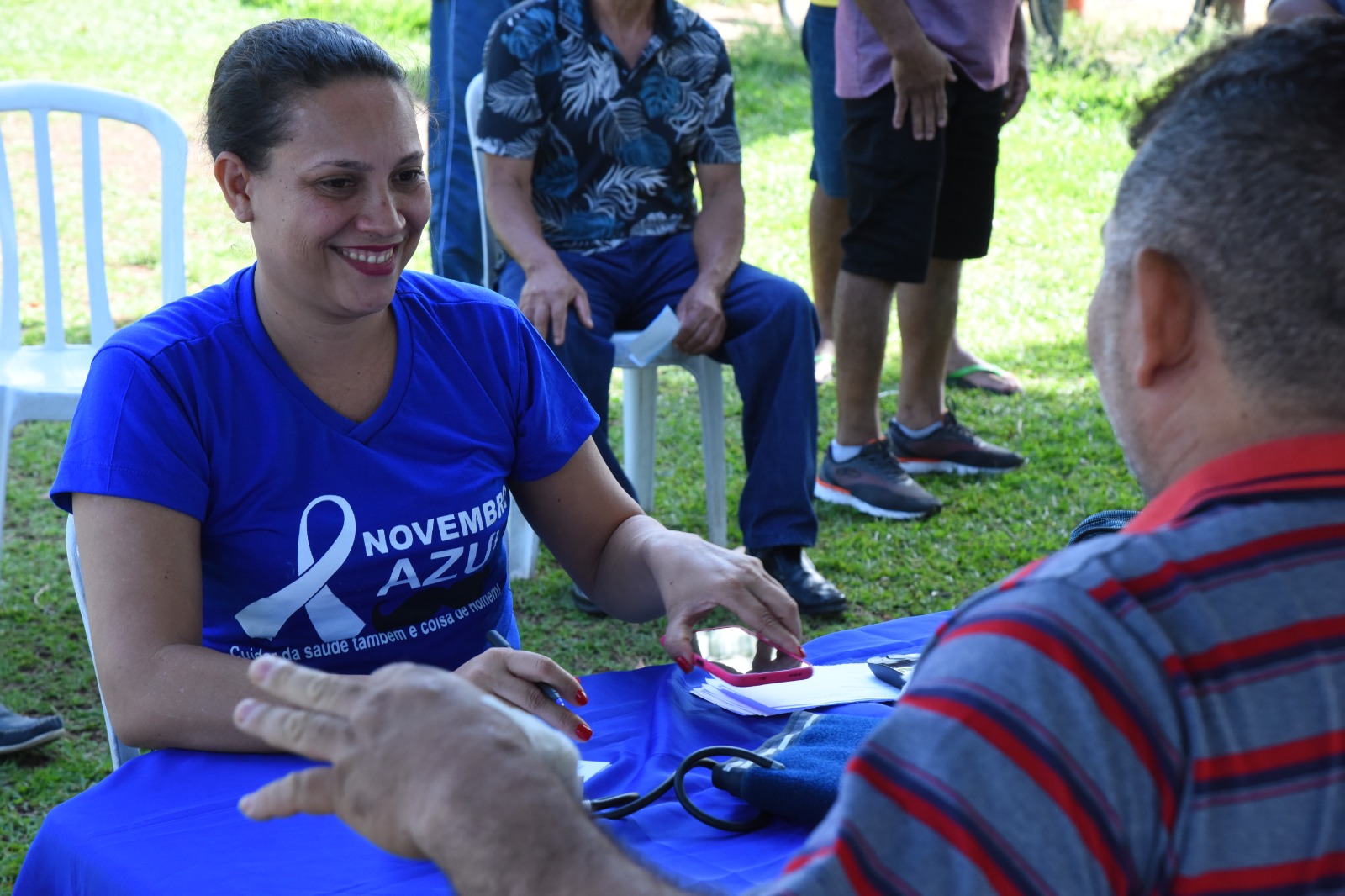 UBS Anhambi realiza atividades do Novembro Azul com avaliações médicas para mais de 290 homens