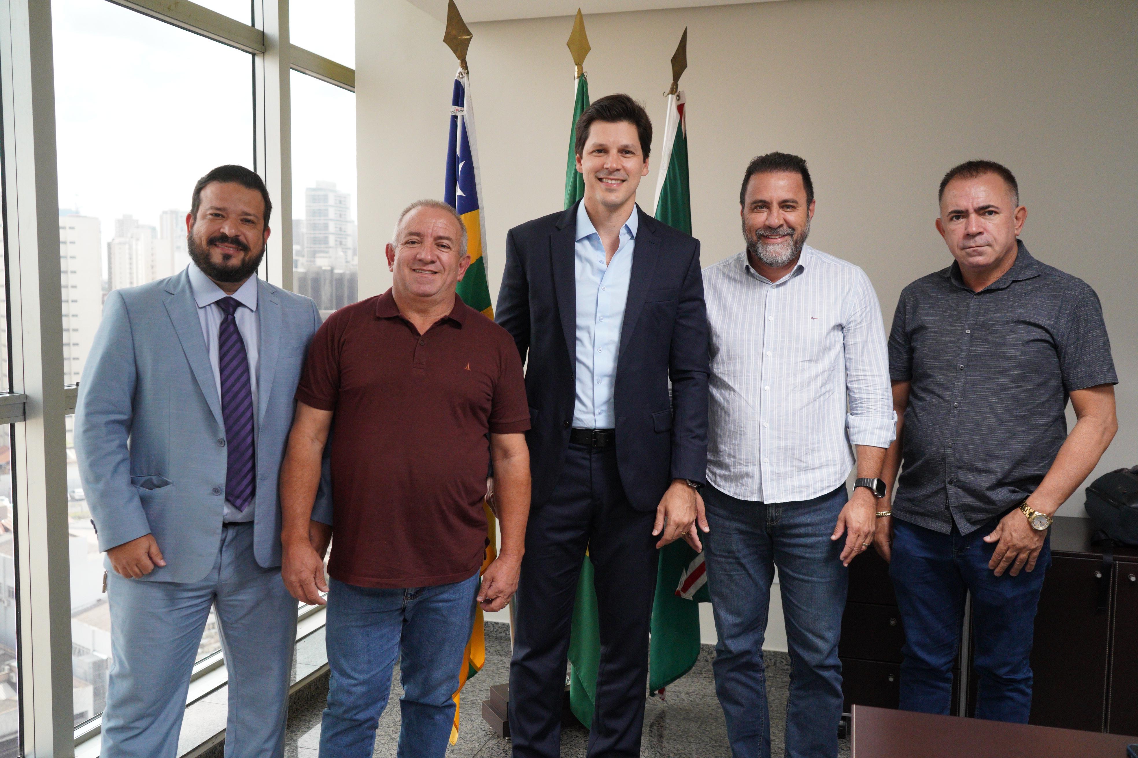 Vilmar Mariano visita governador em exercício Daniel Vilela