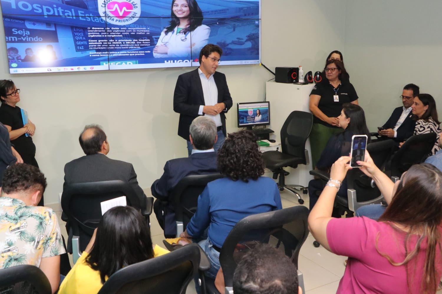Saúde de Aparecida contribui na redução da sobrecarga de pacientes no Hugol e no Hecad