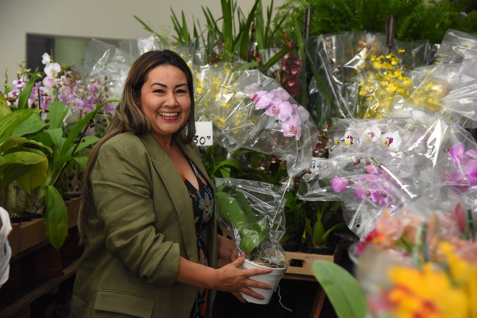 Exposição de orquídeas celebra Dia da Mulher até domingo em Aparecida