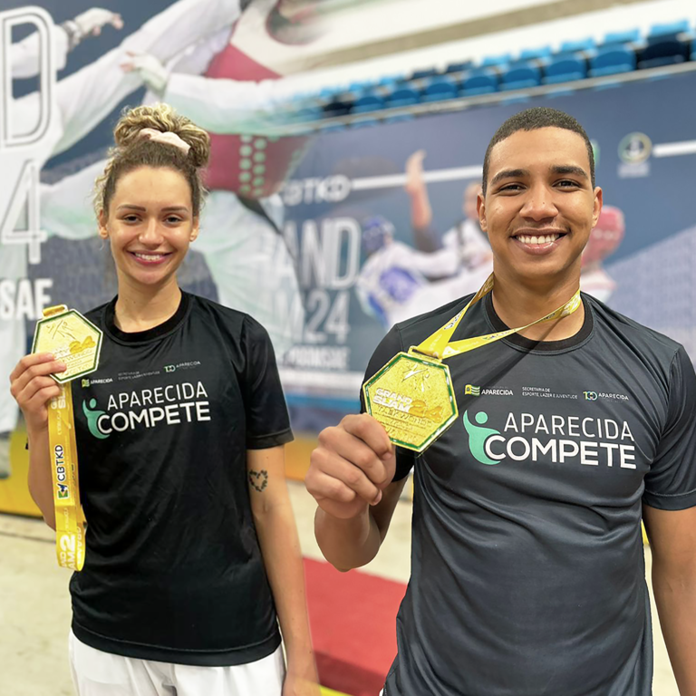 Atletas de Aparecida de Goiânia vencem Grand Slam de Taekwondo no Rio de Janeiro