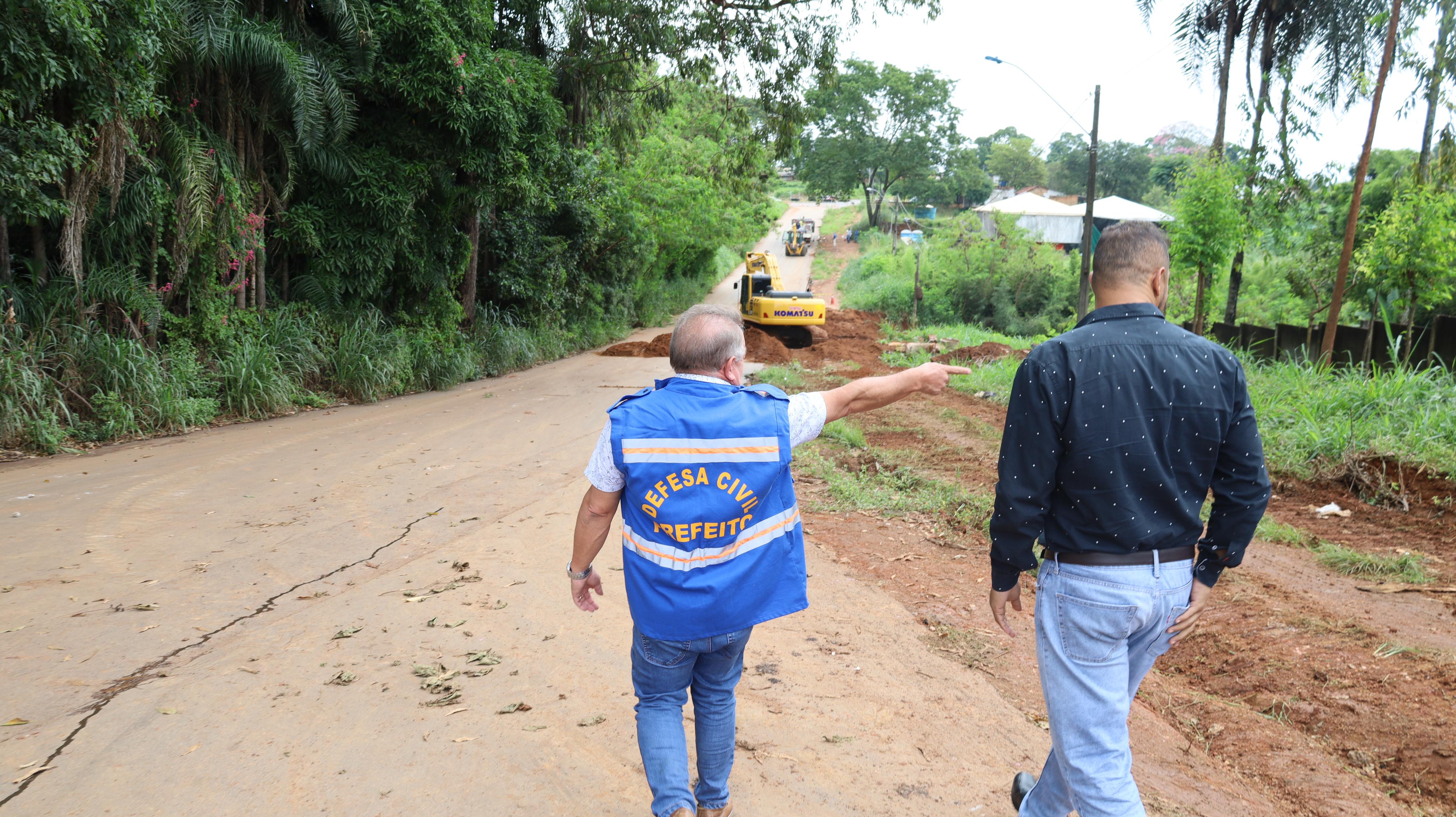 Infraestrutura inicia recuperação de bueiro pluvial entre o Parque das Nações e Jardim Veneza