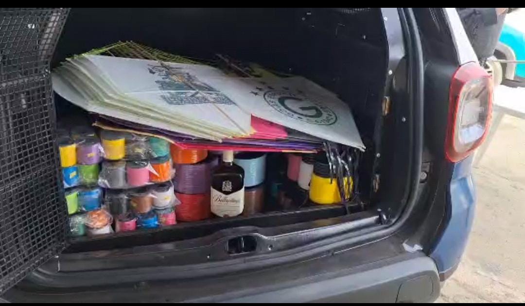 GCM prende suspeito de fabricar linhas cortantes para pipas em Aparecida