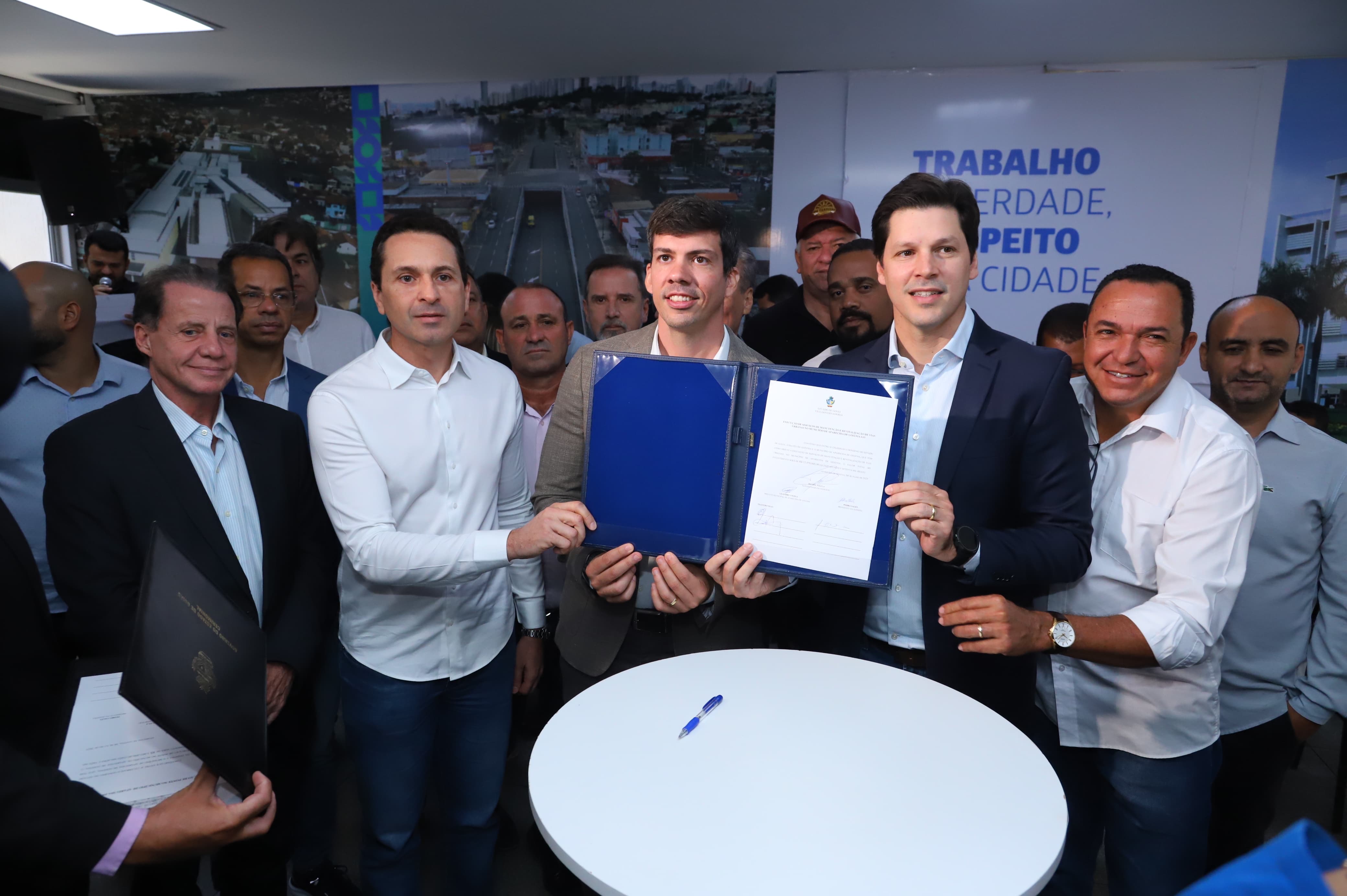 Prefeitura de Aparecida e Governo de Goiás assinam convênio de R$ 18 milhões para obras em infraestrutura