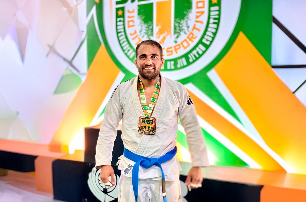 Servidor de Aparecida conquista bronze no Campeonato Brasileiro de Jiu-Jitsu