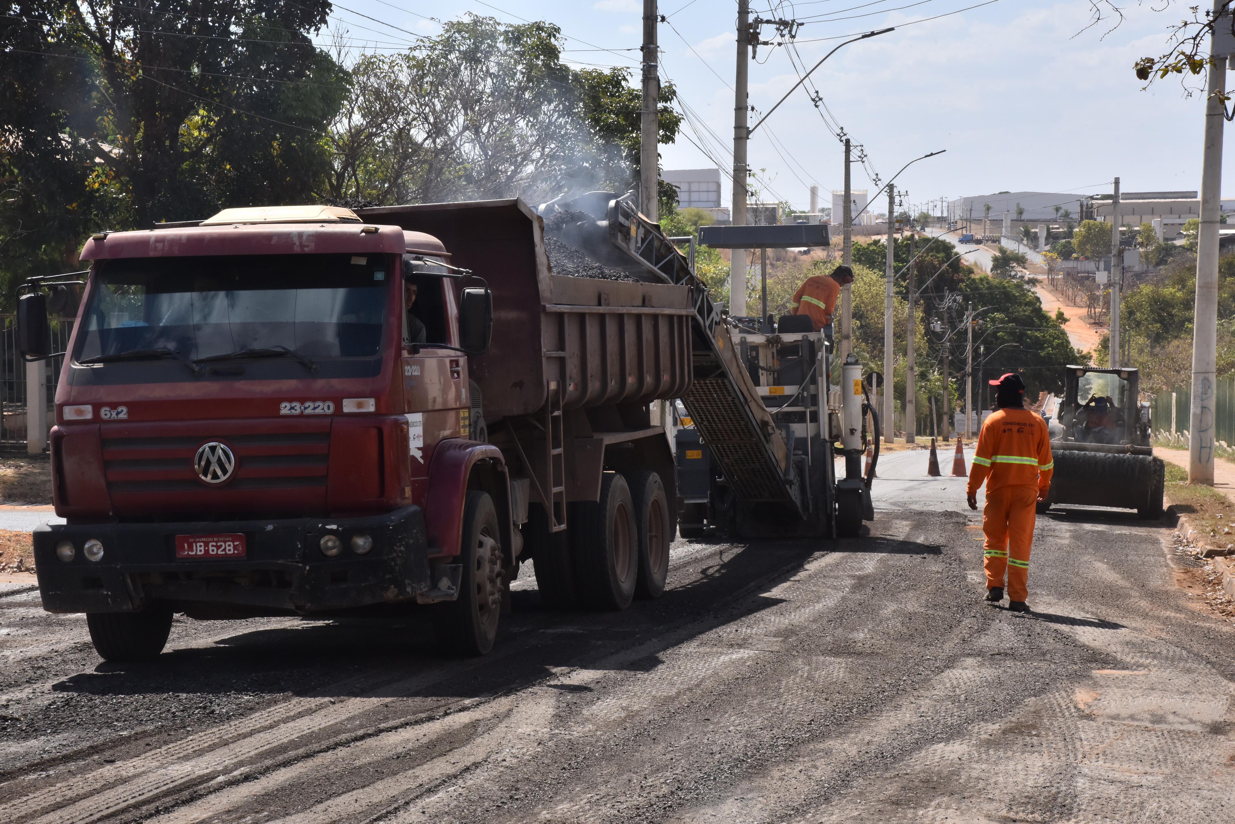 Recapeamento em Aparecida chega ao Jd Alto Paraíso e demais regiões; confira os trechos desta semana
