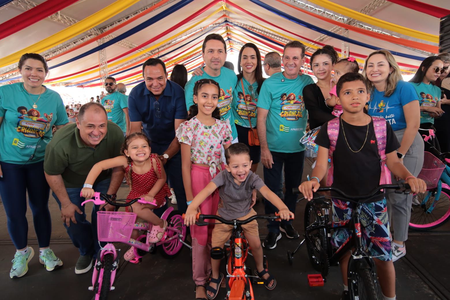 Festa da Criança da Prefeitura de Aparecida reúne 10 mil pessoas na Cidade Administrativa