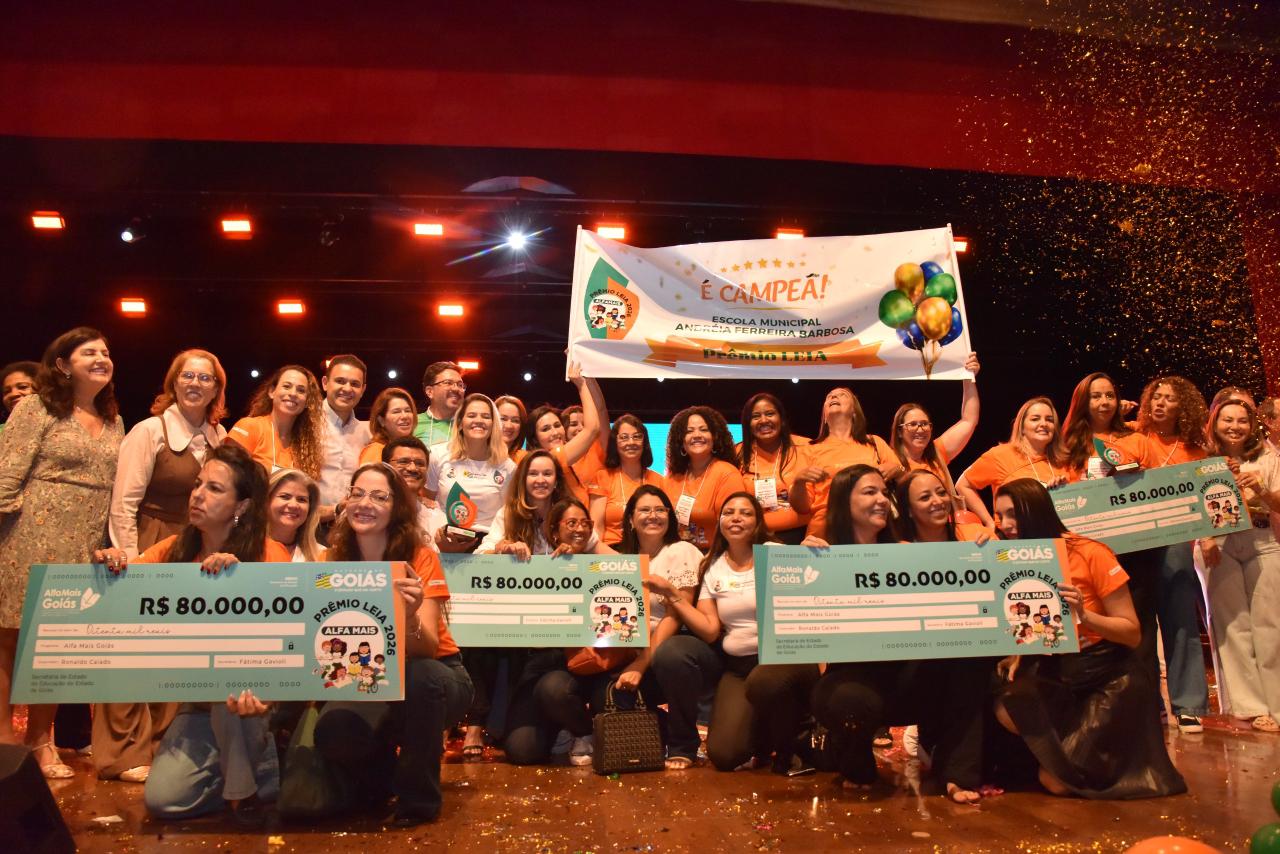 Nove escolas de Aparecida vencem Prêmio Leia 2026