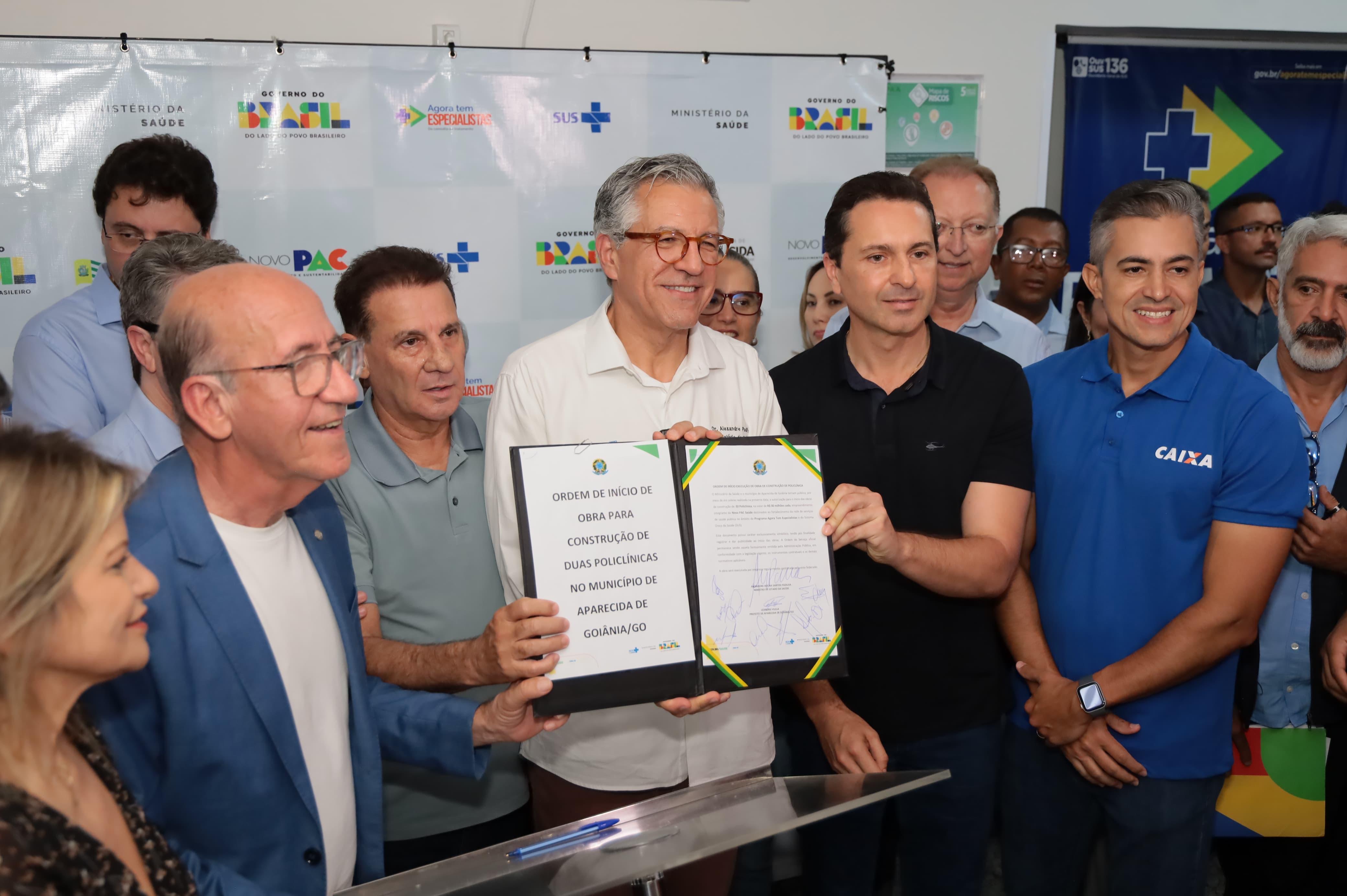 ”HMAP é o hospital que mais realiza cirurgias eletivas no Brasil”, diz ministro Padilha ao assinar ordem de serviço de duas policlínicas em Aparecida