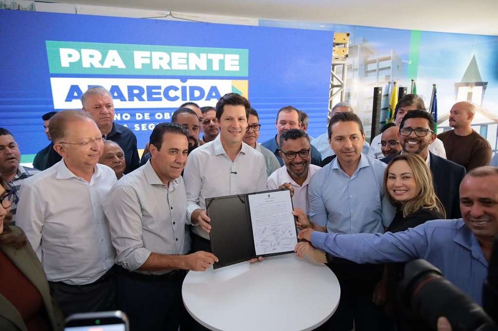 Prefeitura de Aparecida e Governo de Goiás anunciam pacote de obras de mais R$ 300 milhões em infraestrutura, saúde, educação, segurança e esportes