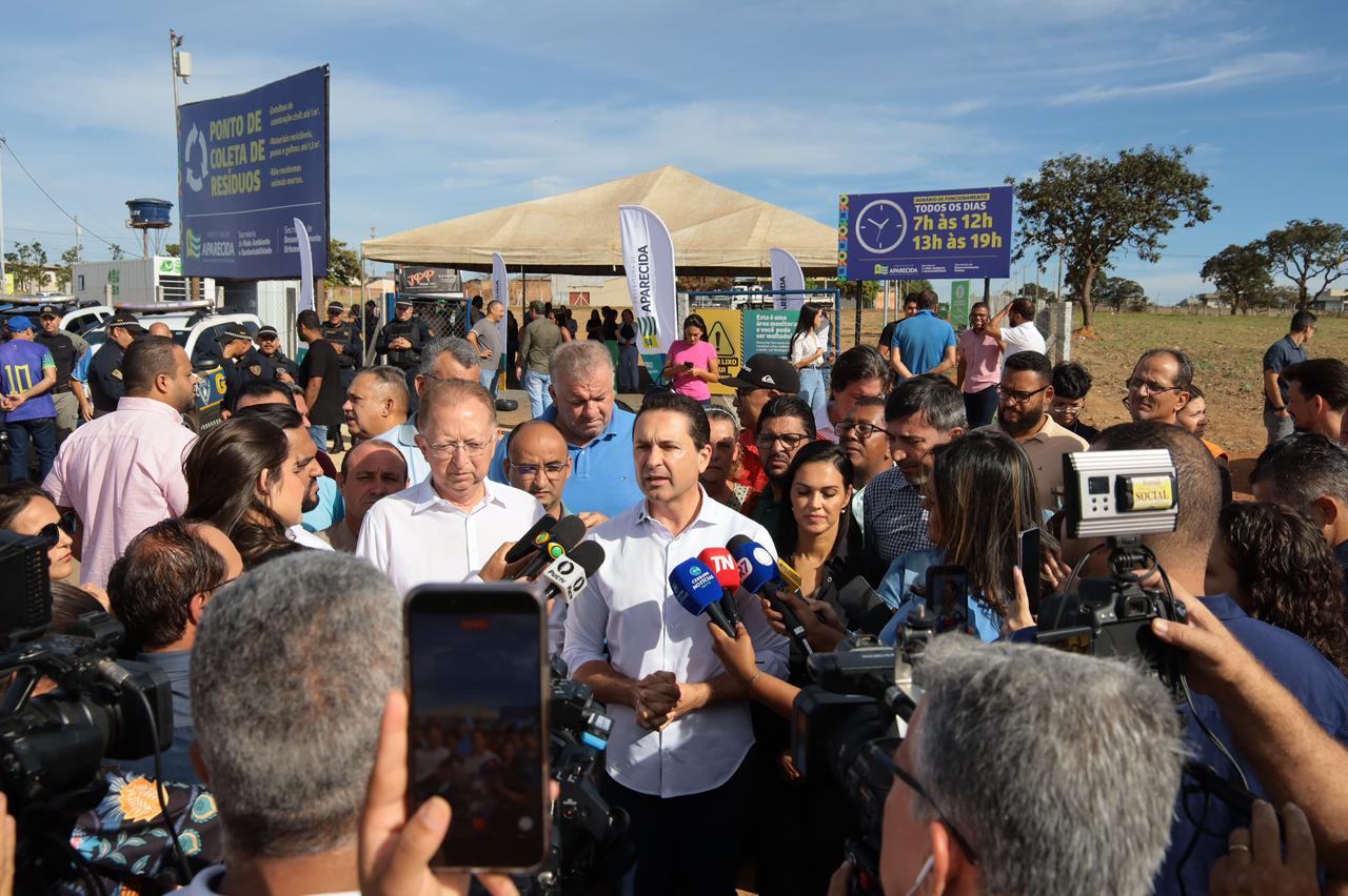 Primeiro Ponto de Coleta de Resíduos de Aparecida é entregue pela Prefeitura