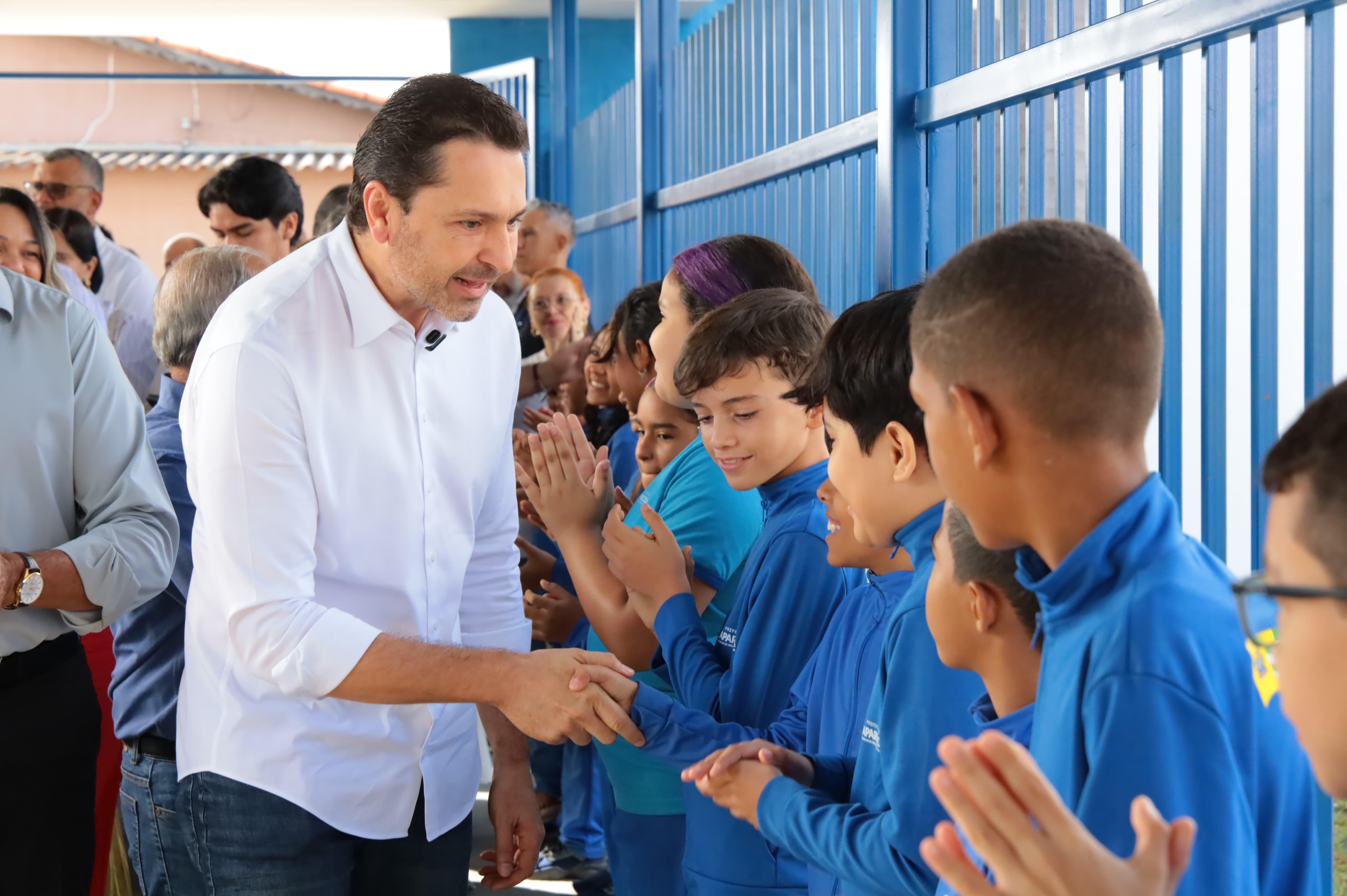 Gestão Vilela entrega 1ª reforma da história da Escola Municipal João Cândido da Silva