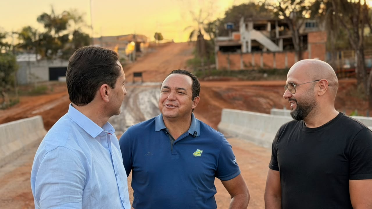 Obras da ponte entre os setores Colinas de Homero e Veiga Jardim chegam a etapa final