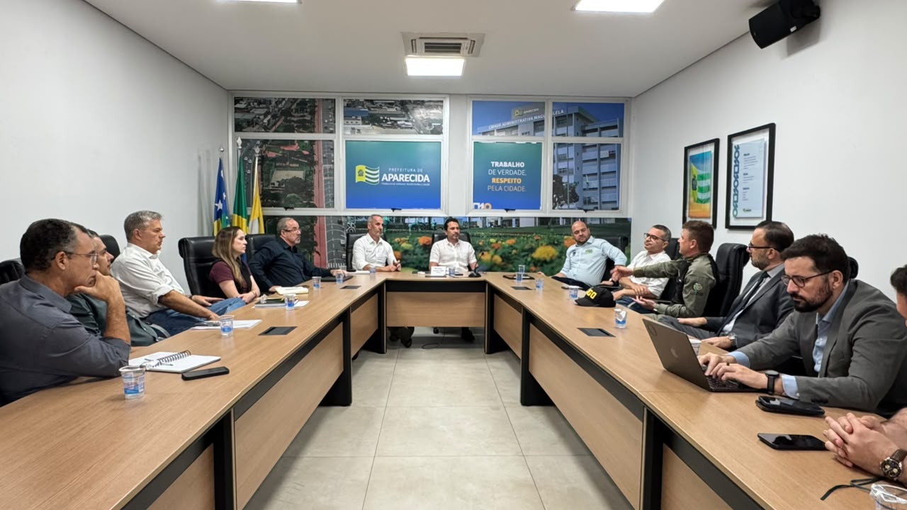 Prefeitura de Aparecida e Governo de Goiás reforçam parceria com integração de vídeomonitoramento inteligente